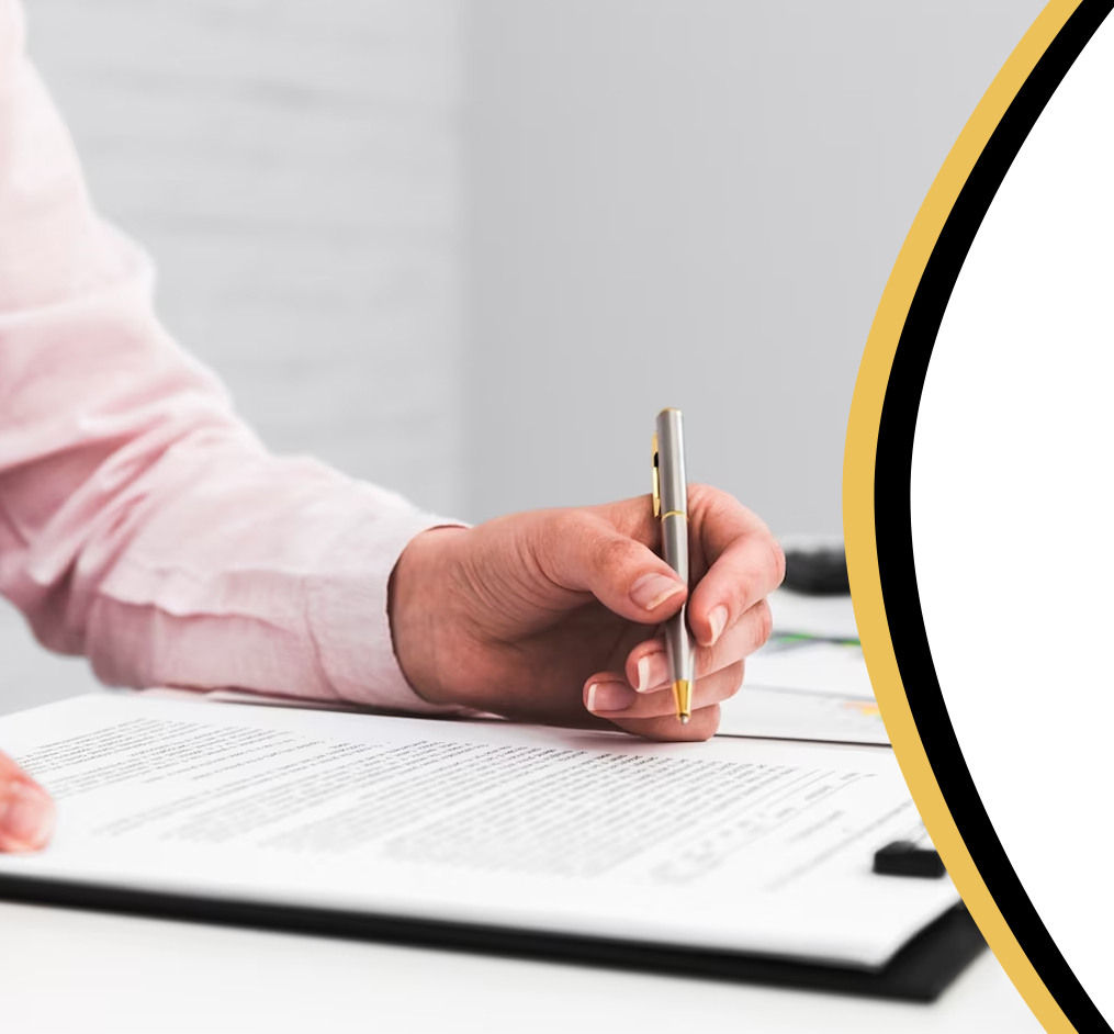 Person signing certificate of satisfaction